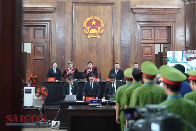 Quang cảnh phiên tòa. Ảnh: HOÀNG HÙNG Quang cảnh phiên tòa. Ảnh: HOÀNG HÙNG