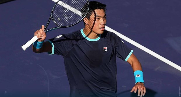 Tay vợt gốc Việt Brandon Nakashima. (Nguồn: Getty Images) Tay vợt gốc Việt Brandon Nakashima. (Nguồn: Getty Images)