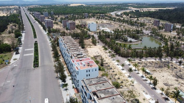 Toàn cảnh dự án FLC Lux City Quy Nhơn dở dang.
