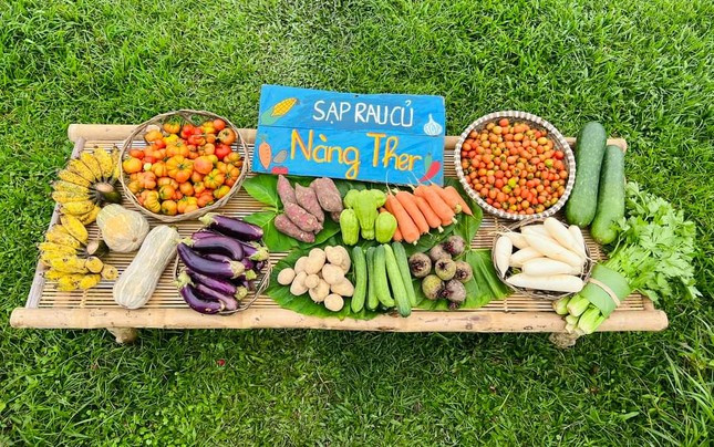 Những sản phẩm tại nông trại mà Hằng thu hoạch hàng ngày. Những sản phẩm tại nông trại mà Hằng thu hoạch hàng ngày.