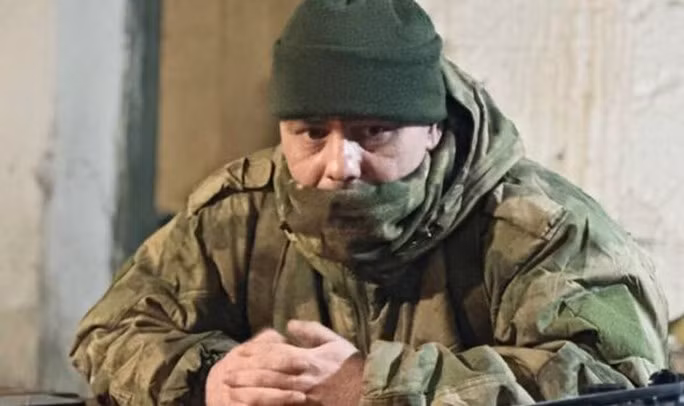 Chỉ huy Anton Yelizarov, người được biết đến với biệt danh "Lotus". Ảnh: Express