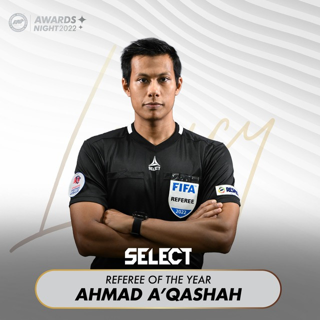 Trọng tài Ahmad A'Qashah Bin Ahmad Al Badowe. Ảnh:FAS Trọng tài Ahmad A'Qashah Bin Ahmad Al Badowe. Ảnh:FAS