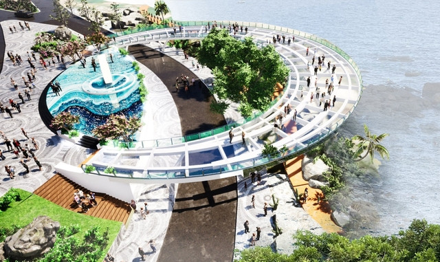 Phối cảnh dự án Điểm dừng chân ngắm cảnh phía Nam đèo Vĩnh Hội. Phối cảnh dự án Điểm dừng chân ngắm cảnh phía Nam đèo Vĩnh Hội.