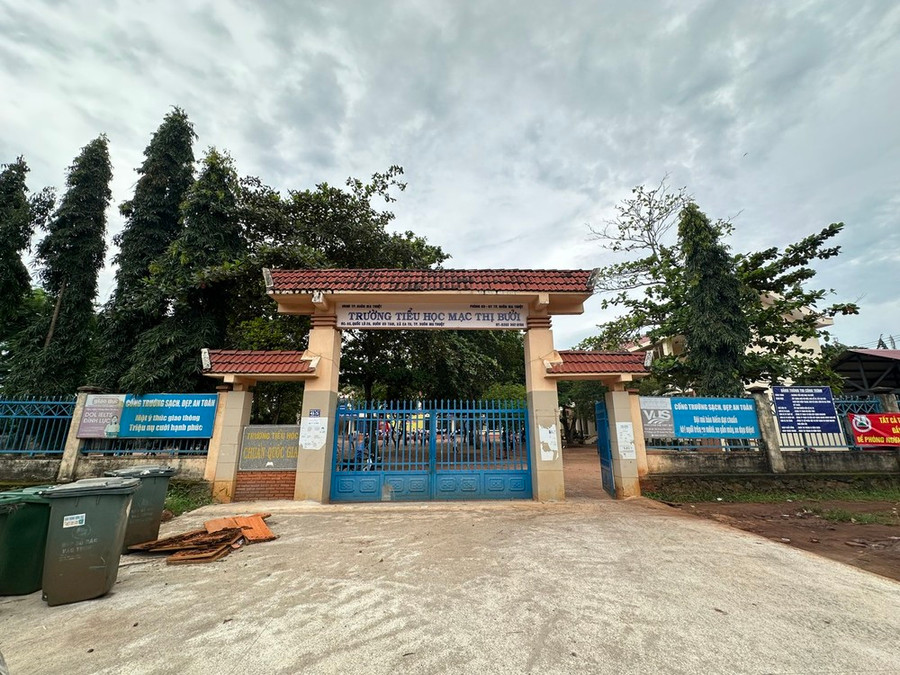 Trường Tiểu học Mạc Thị Bưởi, nơi xảy ra vụ việc