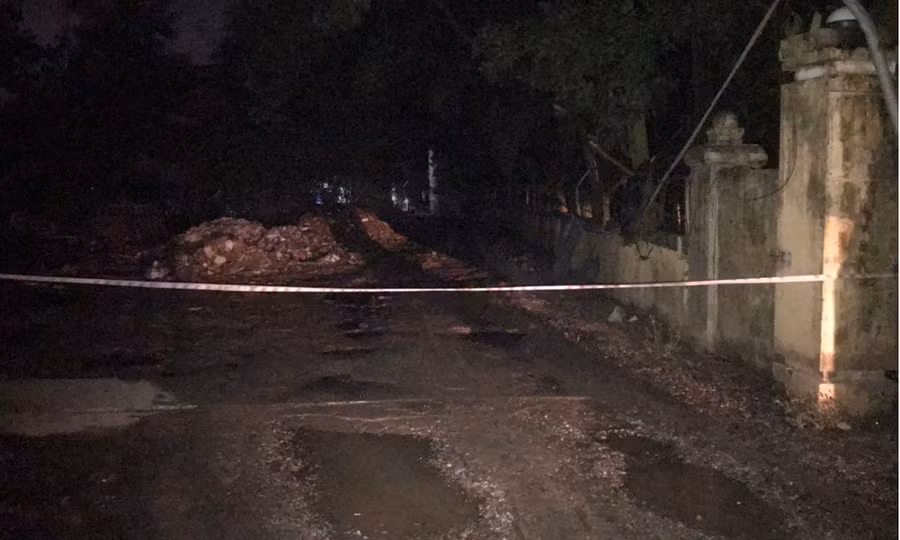 Khu vực xảy ra vụ nổ đã được cơ quan chức năng phong tỏa