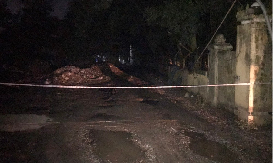 Khu vực xảy ra vụ nổ đã được cơ quan chức năng phong tỏa