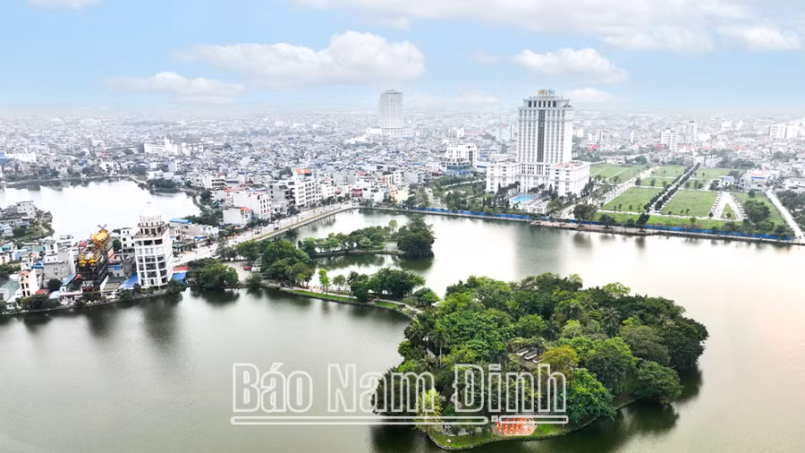 Một góc thành phố Nam Định hôm nay (nguồn ảnh baonamdinh).