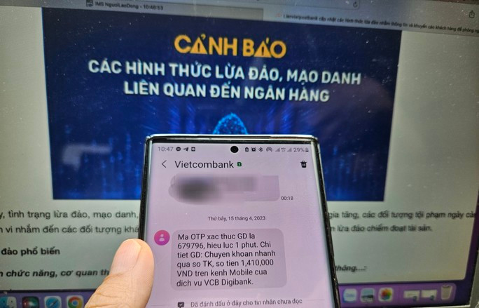 Các ngân hàng liên tục cảnh báo thủ đoạn lừa đảo mới Các ngân hàng liên tục cảnh báo thủ đoạn lừa đảo mới