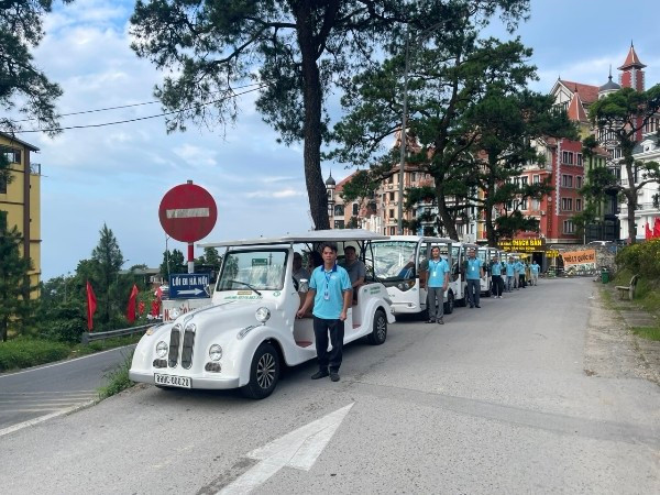 Những chiếc xe điện theo phong cách sang trọng.