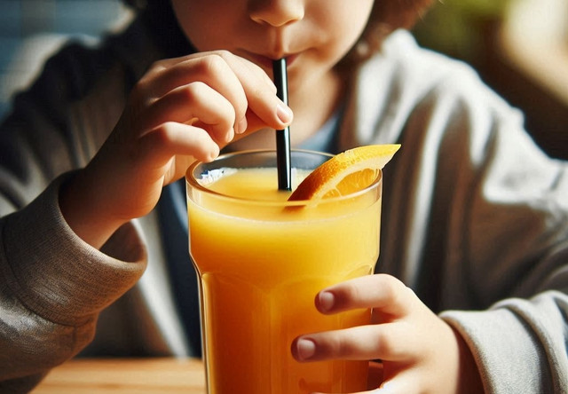 Mỗi ngày một ly nước ép trái cây lớn không hề tốt cho sức khỏe như chúng ta tưởng - Minh họa AI: Anh Thư