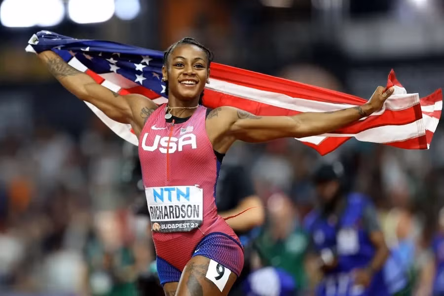 Vận động viên Điền kinh Sha'Carri Richardson. (Nguồn: Getty Images)