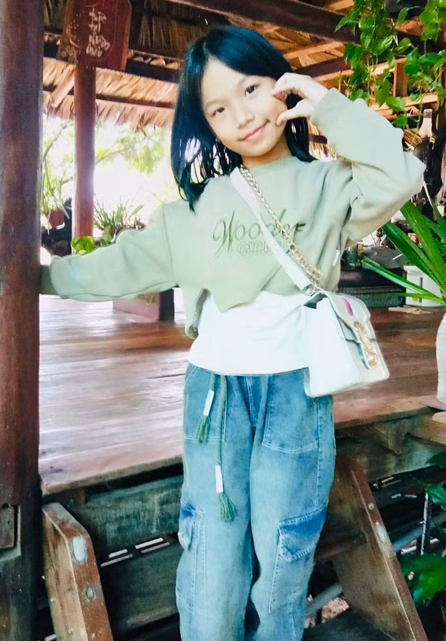 Em Mai Đinh Linh Đan (ảnh nhân vật cung cấp). Em Mai Đinh Linh Đan (ảnh nhân vật cung cấp).