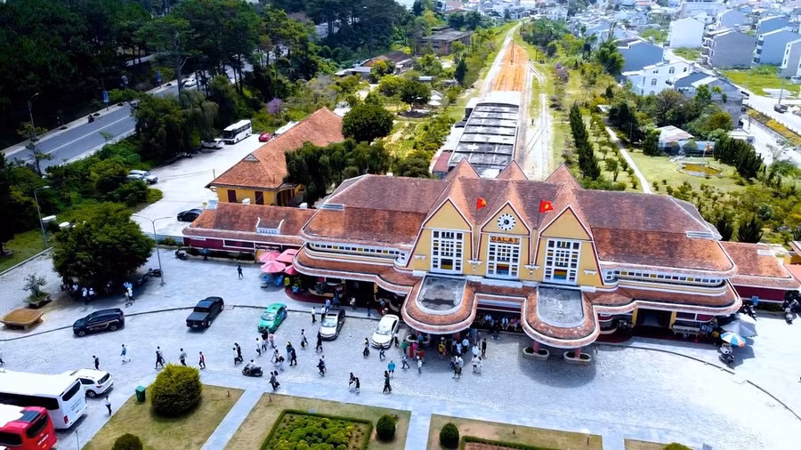 Ga đường sắt Đà Lạt. (Ảnh: Trung tâm Thông tin du lịch)