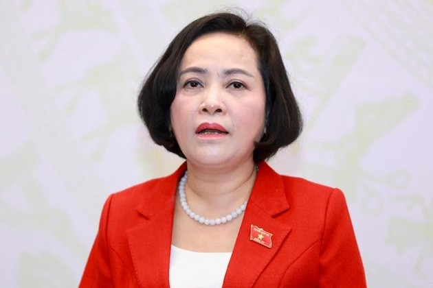 Bà Nguyễn Thị Thanh, Trưởng ban Ban Công tác đại biểu tham gia làm thành viên Hội đồng Thi đua-Khen thưởng Trung ương. Ảnh nguồn TPO