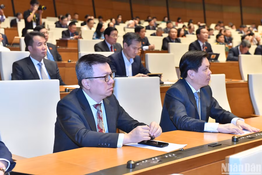 Các đại biểu dự phiên bế mạc. (Ảnh: ĐĂNG KHOA)