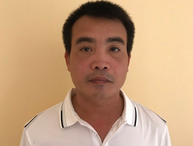 Bị can Tống Anh San tại cơ quan công an. Ảnh: C.A.