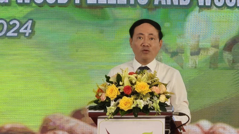 Chủ tịch Ủy ban nhân dân tỉnh Bình Định Phạm Anh Tuấn phát biểu tại buổi lễ.