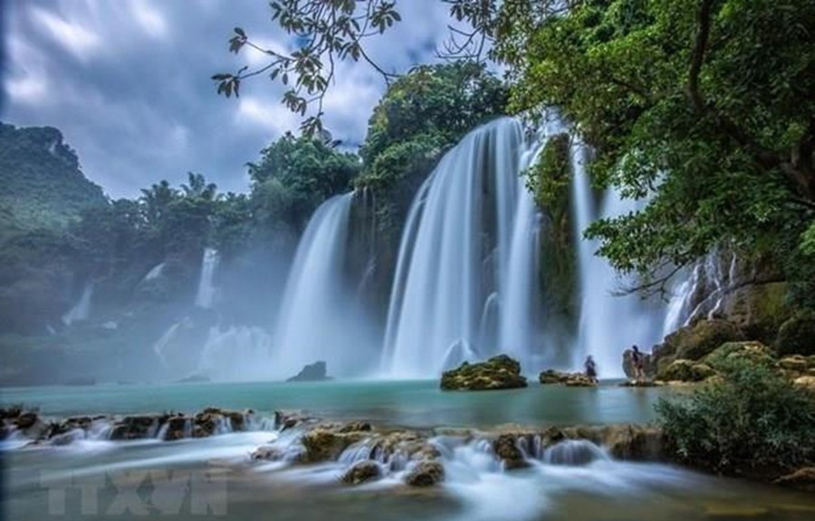 Vẻ đẹp Thác Bản Giốc. (Ảnh: TTXVN) Vẻ đẹp Thác Bản Giốc. (Ảnh: TTXVN)