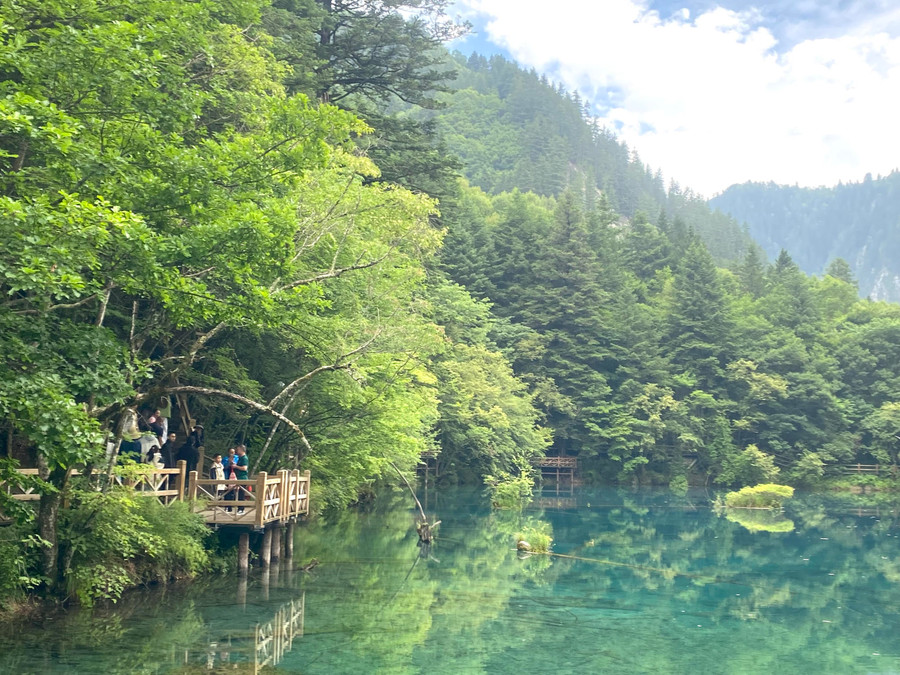 Tĩnh lặng bên hồ. Ảnh HỨA XUYÊN HUỲNH