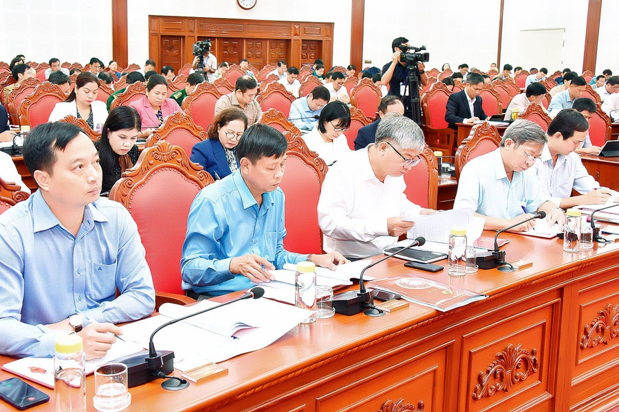 Các đại biểu dự hội nghị. Ảnh: Đức Thụy Các đại biểu dự hội nghị. Ảnh: Đức Thụy