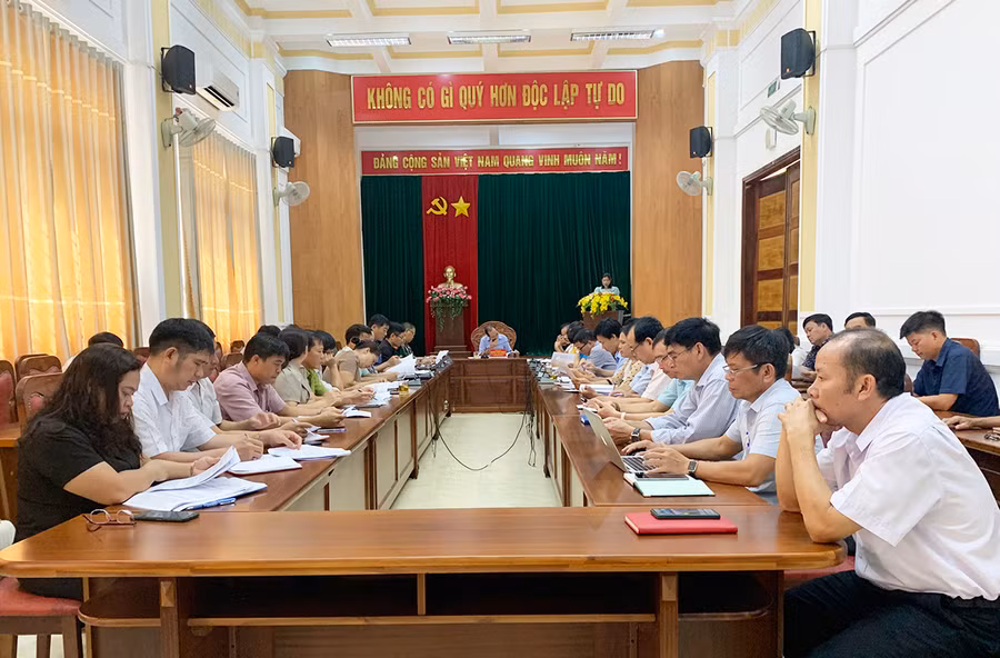 Quang cảnh hội nghị tại huyện Đức Cơ. Ảnh: Ngọc Anh