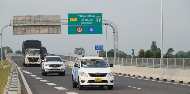 Cao tốc Trung Lương - Mỹ Thuận. Ảnh: BẮC BÌNH