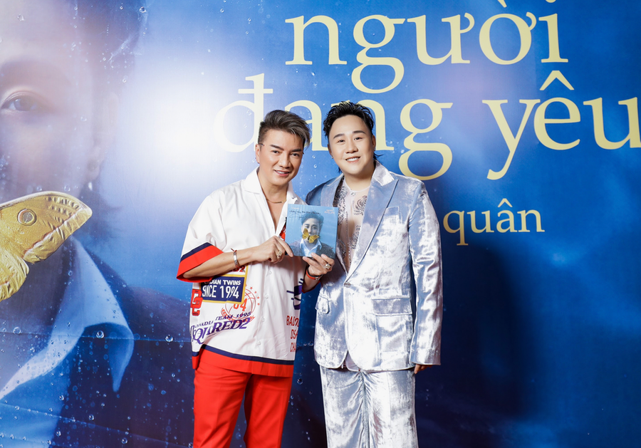 Đàm Vĩnh Hưng đến ra mắt album của đàn em