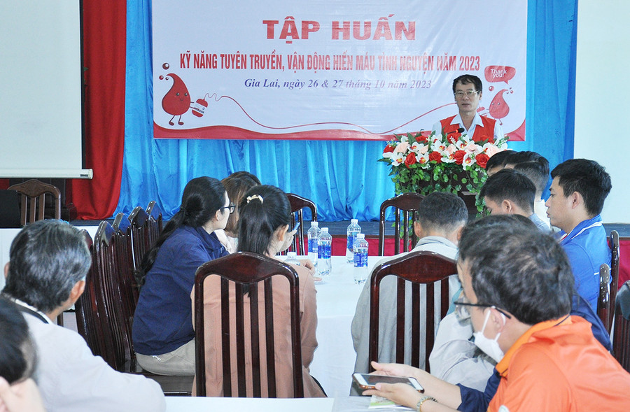 Quang cảnh lớp tập huấn. Ảnh: Hồng Ngọc Quang cảnh lớp tập huấn. Ảnh: Hồng Ngọc