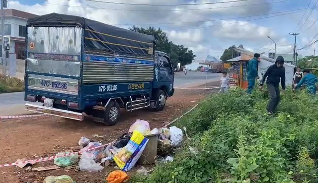 Hiện trường vụ án mạng.