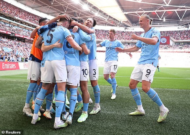 Man City có danh hiệu thứ 2 trong mùa này. Man City có danh hiệu thứ 2 trong mùa này.