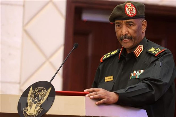 Tư lệnh quân đội Sudan, Tướng Abdel Fattah Burhan. (Ảnh: AFP/TTXVN) Tư lệnh quân đội Sudan, Tướng Abdel Fattah Burhan. (Ảnh: AFP/TTXVN)