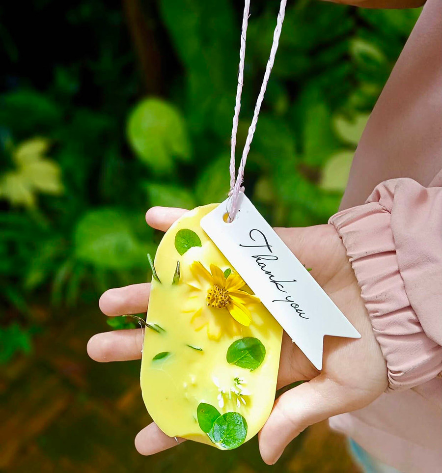 Một sản phẩm dễ thương từ buổi Workshop. Ảnh: Nguyễn Thị Diễm Một sản phẩm dễ thương từ buổi Workshop. Ảnh: Nguyễn Thị Diễm