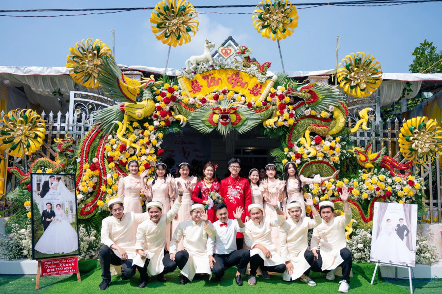 Nguyễn Quang Nhựt và Lê Hồng Quyên không nhận tiền mừng cưới mà chỉ mong những lời chúc phúc của mọi người dành cho vợ chồng mình. Ảnh: NVCC Nguyễn Quang Nhựt và Lê Hồng Quyên không nhận tiền mừng cưới mà chỉ mong những lời chúc phúc của mọi người dành cho vợ chồng mình. Ảnh: NVCC