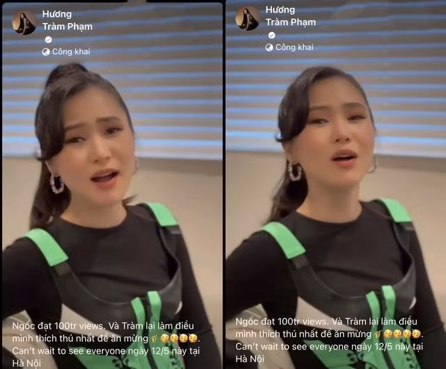 Nữ ca sĩ tổ chức mini show vào ngày 12.5 tại Hà Nội. Chụp màn hình Nữ ca sĩ tổ chức mini show vào ngày 12.5 tại Hà Nội. Chụp màn hình