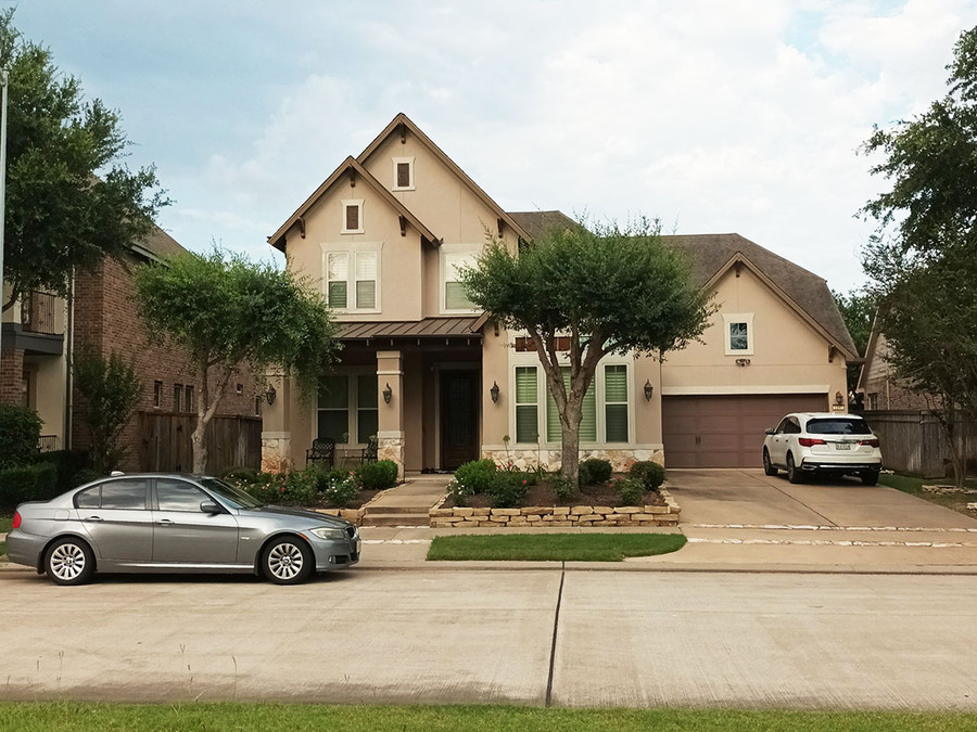 Một khu nhà ở tại TP. Sugar Land, bang Texas. Ảnh: T.P Một khu nhà ở tại TP. Sugar Land, bang Texas. Ảnh: T.P
