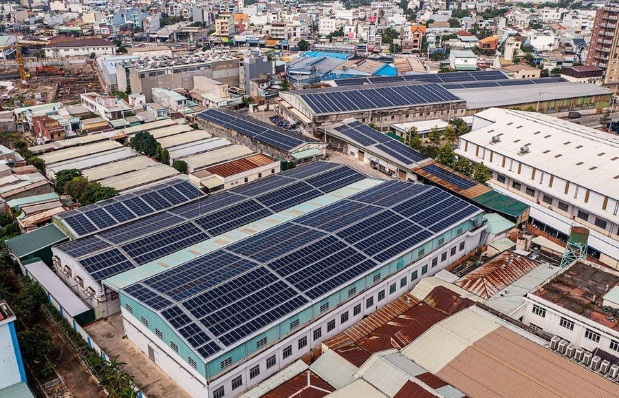 Bất động sản công nghiệp tại thành phố Thủ Đức, Thành phố Hồ Chí Minh. (Ảnh: Hồng Đạt/TTXVN)