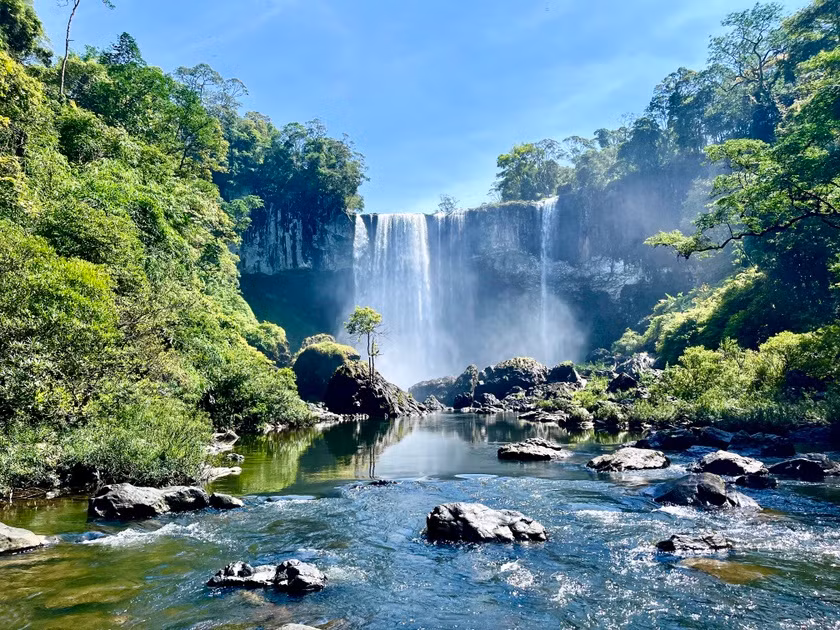 Thác 50 là một trong những điểm đến hấp dẫn của Gia Lai. Ảnh: Phương Vi