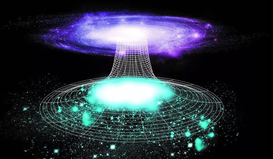 Theo thuyết tương đối rộng của Einstein, khi đảo ngược trình tự hình thành một hố đen, chúng ta sẽ có một hố trắng vũ trụ. Ảnh: Future