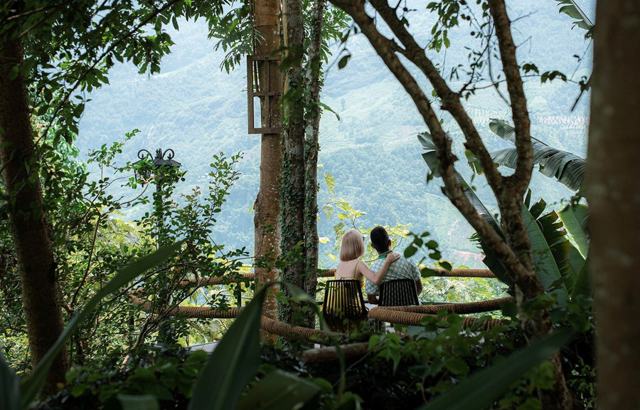 Một điểm đến gần gũi với thiên nhiên ở Hà Giang được du khách quốc tế ưa thích. (Ảnh: CTV/Vietnam+) Một điểm đến gần gũi với thiên nhiên ở Hà Giang được du khách quốc tế ưa thích. (Ảnh: CTV/Vietnam+)