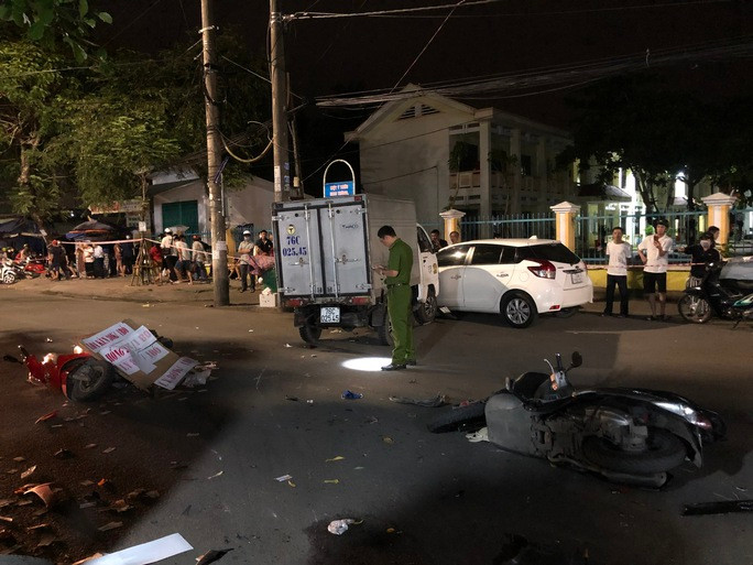 Hiện trường vụ tai nạn. Hiện trường vụ tai nạn.