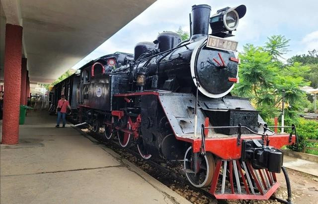 Đầu máy hơi nước cổ.ẢNH: GIA BÌNH Đầu máy hơi nước cổ.ẢNH: GIA BÌNH