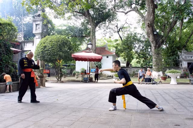 Lê Vũ Minh Trí có niềm đam mê với môn phái võ thuật Nam Hồng Sơn