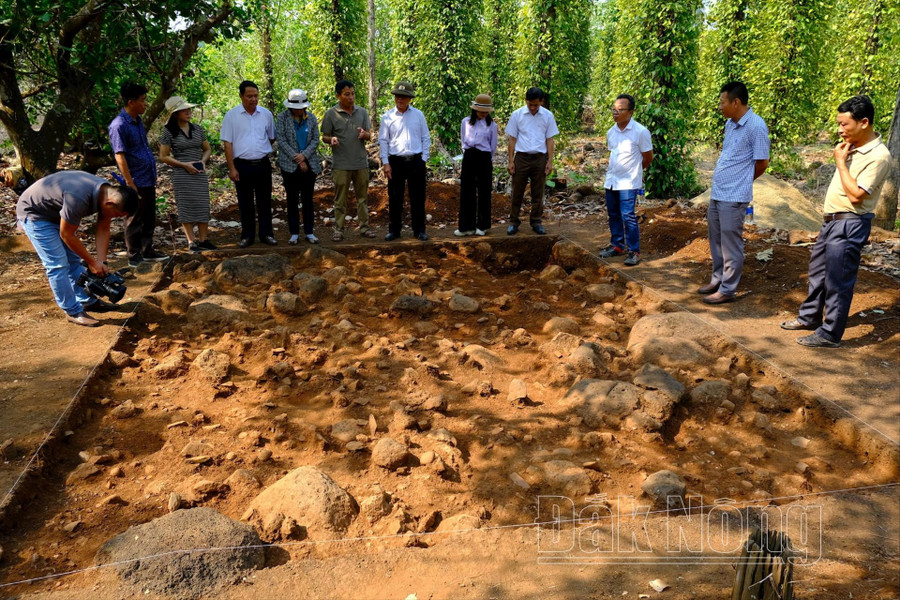Di chỉ khảo cổ thôn 8, thuộc địa phận các thôn 7 và thôn 8 của xã Đắk Wil, huyện Cư Jút