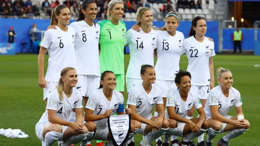 Đội nữ New Zealand. Ảnh: REUTERS