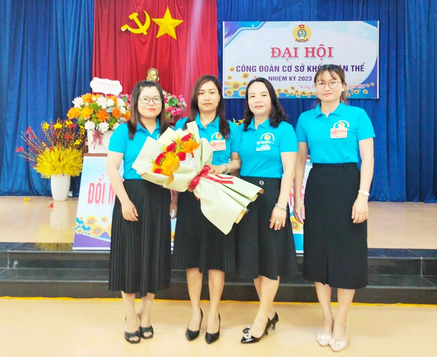 Hiện nay, tất cả 80 Công đoàn cơ sở ở huyện Krông Pa đã hoàn thành đại hội. Ảnh: Vũ Chi