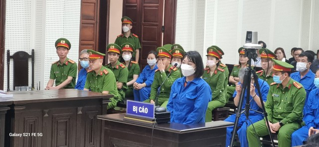 Bị cáo Nguyễn Thị Ngọc Anh (vợ Đước).