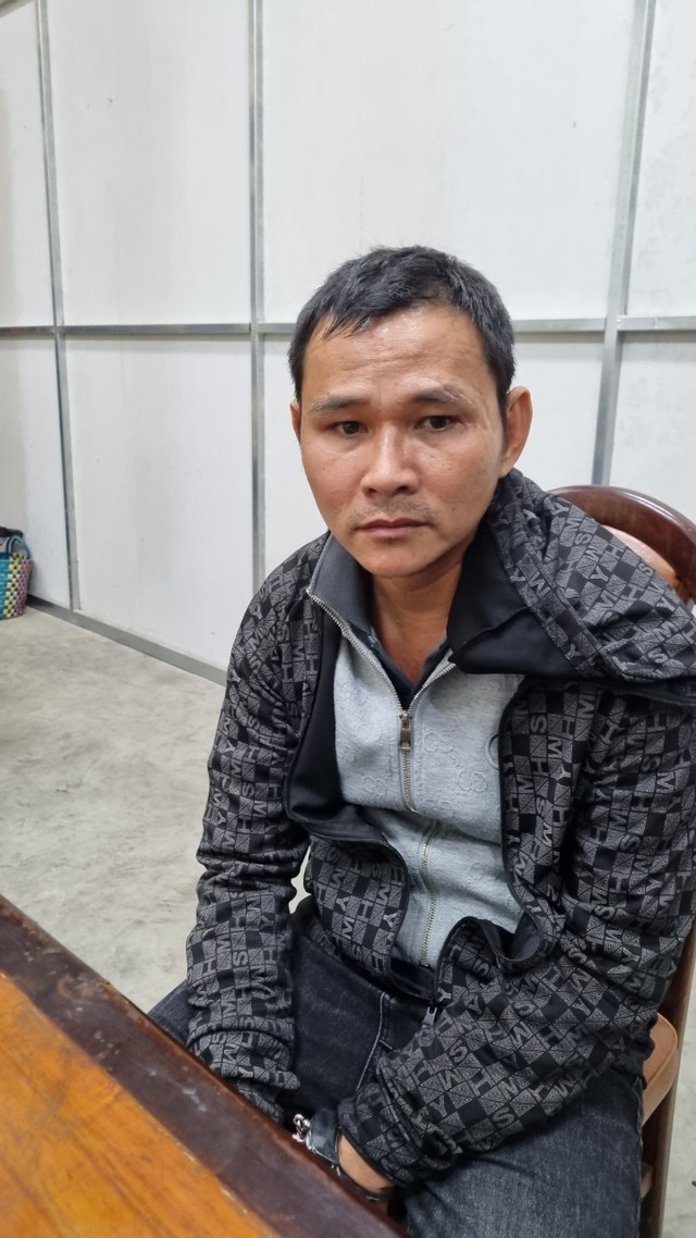 Nguyễn Thanh Mỹ (39 tuổi) tại cơ quan công an. Ảnh CACC Nguyễn Thanh Mỹ (39 tuổi) tại cơ quan công an. Ảnh CACC