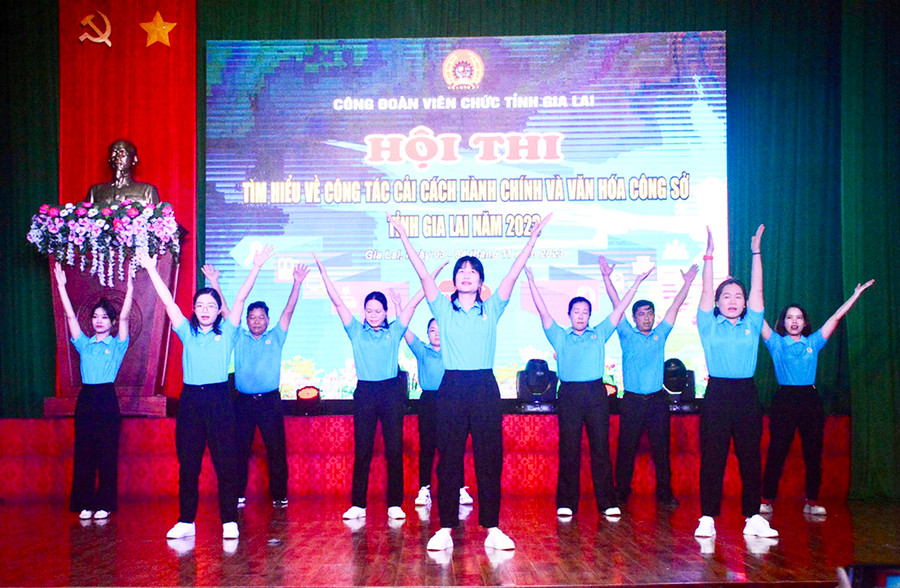 Không khí sôi nổi tại hội thi. Ảnh: Lam Nguyên Không khí sôi nổi tại hội thi. Ảnh: Lam Nguyên