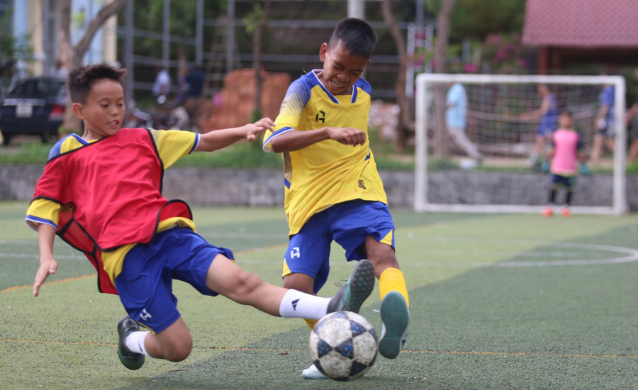 Các cầu thủ Gia Lai đã có nhiều trận đấu giao hữu để cọ xát trước thềm giải đấu. Ảnh: Văn Ngọc