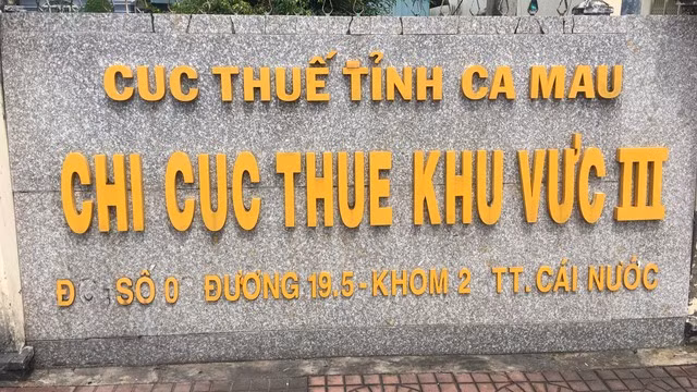 Chi cục Thuế khu vực III nơi ông Hiền làm việc.